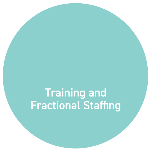 Training and Fractional Staffing circle